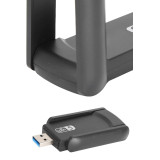 Mbps Wifi Alıcı Kablosuz Wifi Adaptörü Çift Band Çift Antenli
