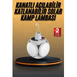5 Kanatlı Bahçe Aydınlatma Led Askılı Solar Güneş Enerji Usb Sarjlı