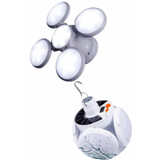 360 Derece Katlanabilir Solar LED Aydınlatma Çadır Lambası