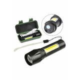 Taşınabilir Şarjlı LED Fener - 4 Modlu 2000LM Ayarlanabilir Odak