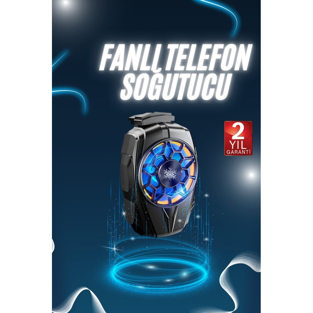 Telefonu Soğutma Fanı Radyatör Mobil Cihazlara Uyumlu Soğutucu