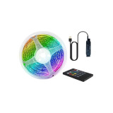 RGB Şerit Led 10 Metre Led Işık Kumanda ile Kontrol RGB