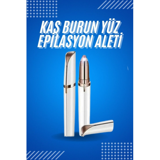 Epilasyon Aleti Tüy Kıl Alma Kaş Bıyık Unisex Yüz Bakım Tıraş Aleti