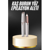 Kaş Bıyık Tüy Epilasyon Aleti Pilli Yüz Kaş Epilatör Kıl Tüy Alma Epil