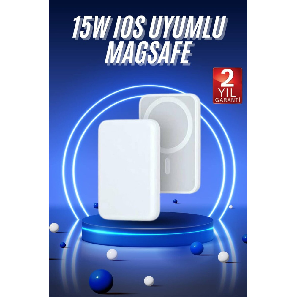 10000 mAh Taşınabilir Powerbank – Çift Çıkışlı Type-C ve Lightning Uyu