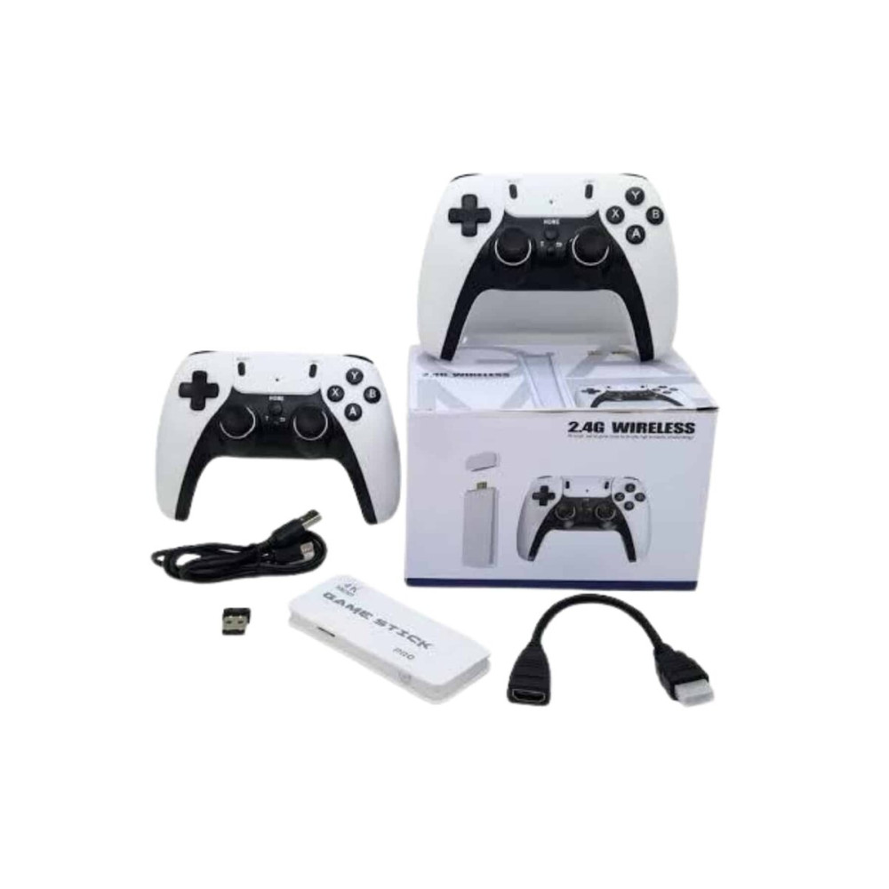 yeni nesil 3D 4K 2000 Oyunlu Game Stick Oyun Konsolu Çift Konsol
