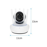 LED Aydınlatmalı 5 Antenli Motorlu 1080P Wifi Kamera Sensörlü