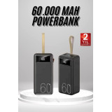 LED Ekranlı Çok Fonksiyonlu Taşınabilir Şarj Ünitesi Powerbank