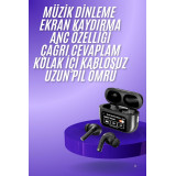 2.Nesil Pro Ekranlı Sesli Görüşme Yapabilen Kablosuz Bluetooth Kulaklı