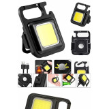 Işıldak USB Şarjlı Cep El Feneri Taşınabilir Mini Led Işık Çok Fonksiy