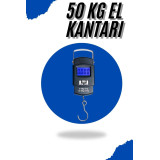 El Kantarı Dijital El Terazisi 50 Kg Kapasiteli LCD Ekranlı