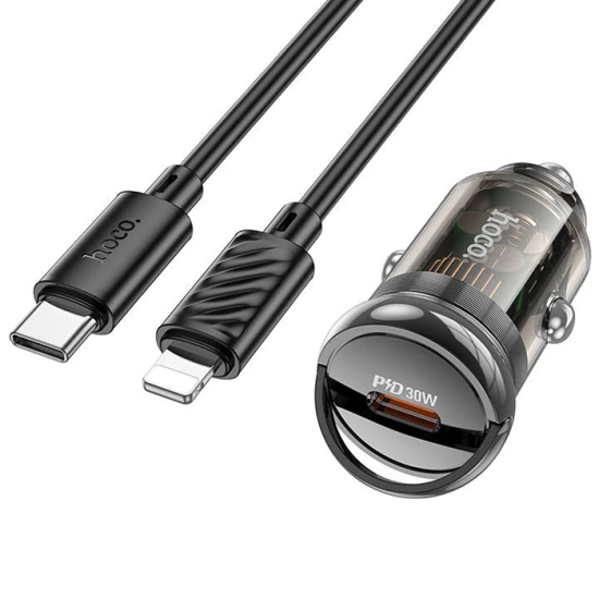 HOCO Z53 Sight Single PD30W Type-C Girişli Araç Çakmaklık Hızlı Şarj A