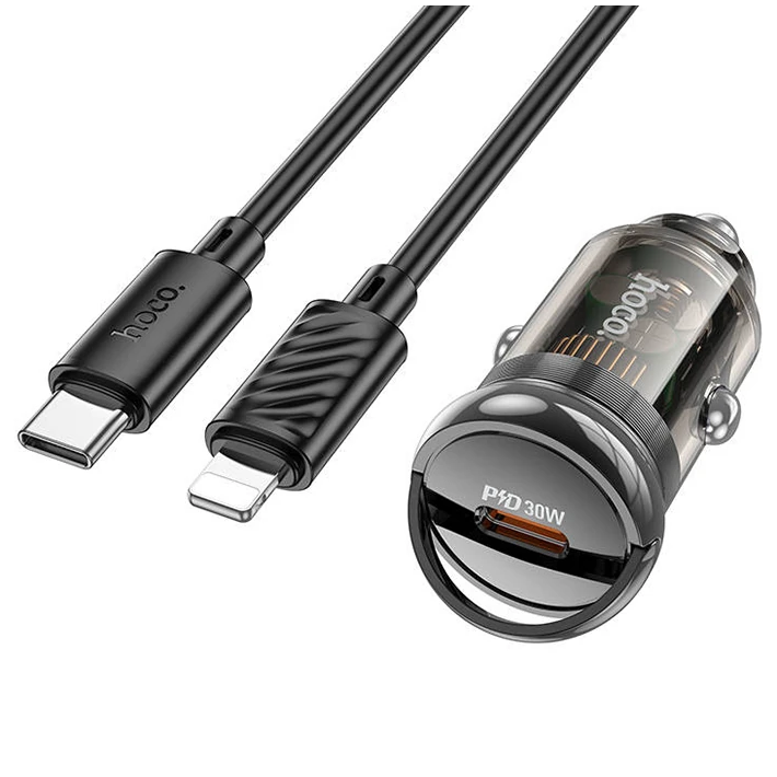 HOCO Z53 Sight Single PD30W Type-C Girişli Araç Çakmaklık Hızlı Şarj A
