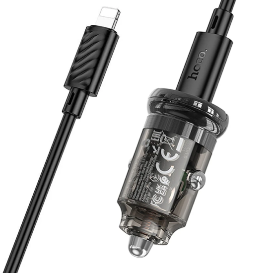 HOCO Z53 Sight Single PD30W Type-C Girişli Araç Çakmaklık Hızlı Şarj A