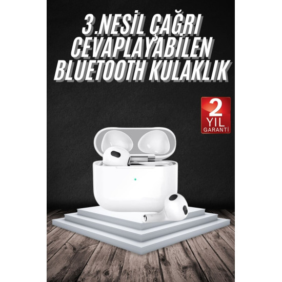 Bluetooth Kulaklık 3. Nesil Ios Android Uyumlu Yeni Nesil Wireless Cha