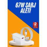 67W Hızlı Şarj Yüksek Voltaj Korumalı Type C Şarj Adaptörü