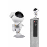 Gece Lambası Astronot Bluetooth Hoparlörlü Galaksi Işık Projektörü