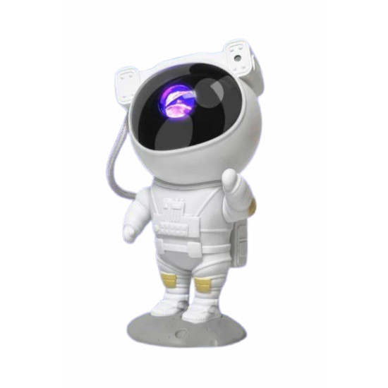 Gece Lambası Astronot Bluetooth Hoparlörlü Galaksi Işık Projektörü