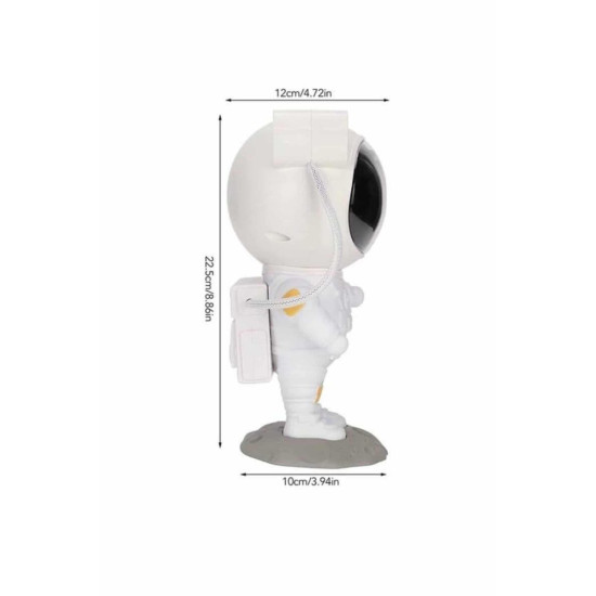 Projeksiyon Astronot Lamba Speaker Sevimli Astronot Bluetooth Hoparlör