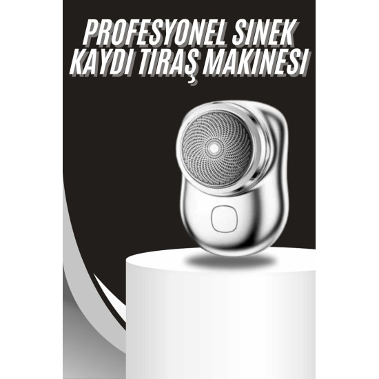 Kablosuz Tıraş Makinesi Günlük Hızlı Taşınabilir Şarjlı Yuvarlak Pasla