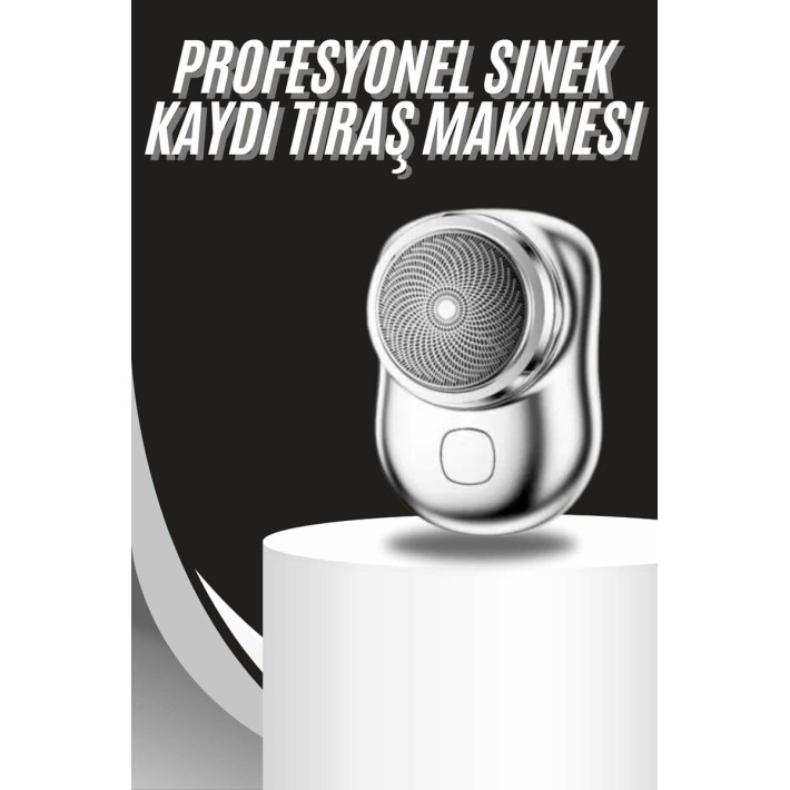Kablosuz Tıraş Makinesi Günlük Hızlı Taşınabilir Şarjlı Yuvarlak Pasla
