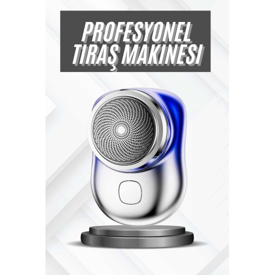 Elektrikli Mini Tıraş MakinesiTaşınabilir USB Şarjlı Kablosuz Tıraş Ma