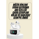 Dokunmatik Ekranlı Bluetooth Kulaklık TWS İOS Android Tüm Telefonlara 