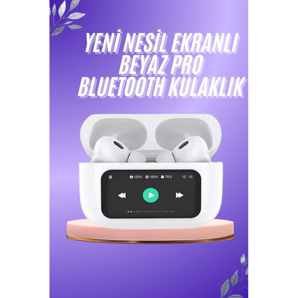 Dokunmatik Ekranlı ANC/ENC Yeni Nesil Pro Bluetooth Kulaklık Dokunmati