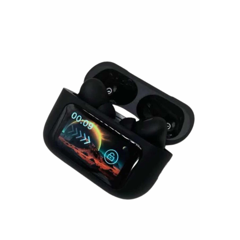 Kulak İçi Bluetooth Kulaklık Ekranlı Müzik Dinleme Çağrı Cevaplama Siy
