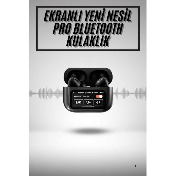 Yeni Nesil ANC Özellikli Çağrı Cevaplayan Dokunmatik Ekranlı Bluetooth