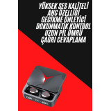 Kablosuz Kulaklık Uzun Pil Ömürlü Şarj Kutulu Ergonomik Hafif Tasarım
