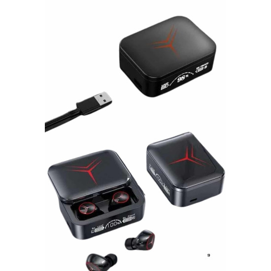 Kablosuz Şarj Göstergeli Powerbank Özellikli Bluetooth Kulaklık Çağrı 
