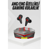 Profesyonel TWS Işıklı Kablosuz Bluetooth Kulaklık Oyuncu Kulaklığı