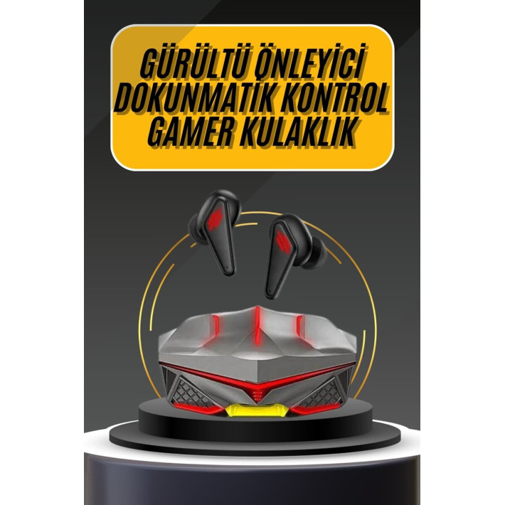 Bluetooth Kulaklık HD Ses Kaliteli Işıklı Metal Kasa Ios Android Uyuml