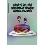 Dokunmatik Kontrol Tws Işıklı Kulakiçi Bluetooth Kulaklık Kablosuz Oyu