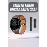 Yuvarlak Kasa 46mm Akıllı Saat Android Ve IOS Uyumlu Uyku ve Sağlık Ta