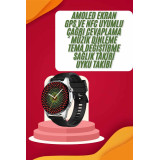 Yuvarlak Kasa 46mm Akıllı Saat Android Ve IOS Uyumlu Uyku ve Sağlık Ta