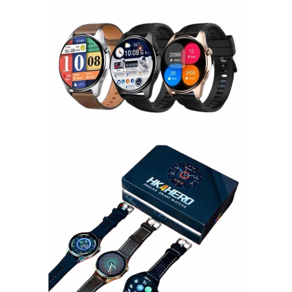 Yuvarlak Kasa 46mm Akıllı Saat Android Ve IOS Uyumlu Uyku ve Sağlık Ta