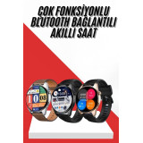 Akıllı Saat 1.5 Inç Amoled Ekran Çift Kordonlu GPS NFC Uyumlu