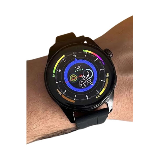 Akıllı Saat 1.5 Inç Amoled Ekran Çift Kordonlu GPS NFC Uyumlu
