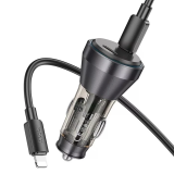 HOCO NZ12C Graceful PD60W 2 Type-C Girişli Araç Çakmaklı Hızlı Şarj Al