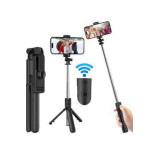 Cep Telefonu Tripod Standı Manyetik Selfie Sopa Bluetooth Uzaktan Kuma