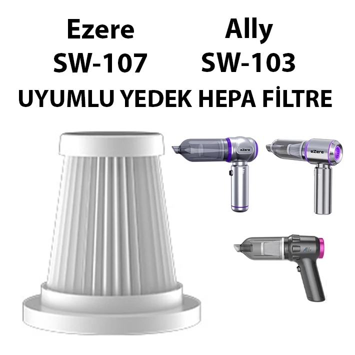 Ezere SW-107 ve Ally SW-103 ile Uyumlu Yedek Filtre