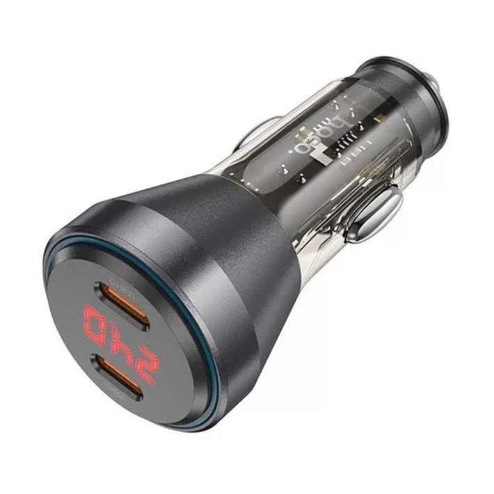 HOCO NZ12C Graceful PD60W 2 Type-C Girişli Araç Çakmaklı Hızlı Şarj Al