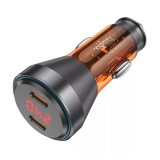 HOCO NZ12C Graceful PD60W 2 Type-C Girişli Araç Çakmaklı Hızlı Şarj Al