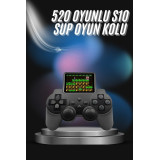 S10 Gamepad 520 Oyunlu Klasik Taşınabilir Retro Oyunlar Oyun Konsolu E