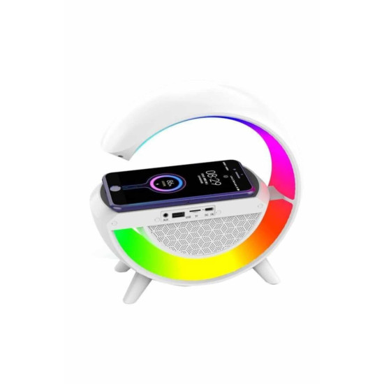 Bluetooth Hoparlör G Şekli Atmosfer Akıllı Rgb Lamba Wireless Kablosuz