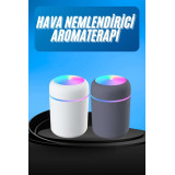 Humidifier LED Işıklı Mini Ortam Oda Kokusu Aromaterapi Buhardanlık