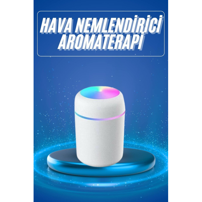 Rgb Işıklı Ulrasonik Ledli Hava Nemlendirici Buhar Makinesi Buhardanlı