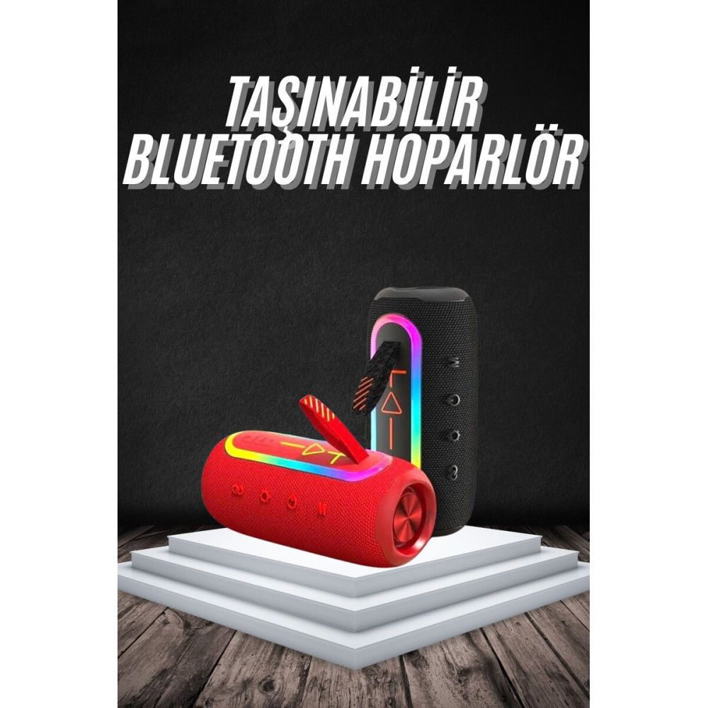 Bluetooth Hoparlör USB Şarjlı Uzun Pil Ömrü Android ve İOS Uyumlu Renk